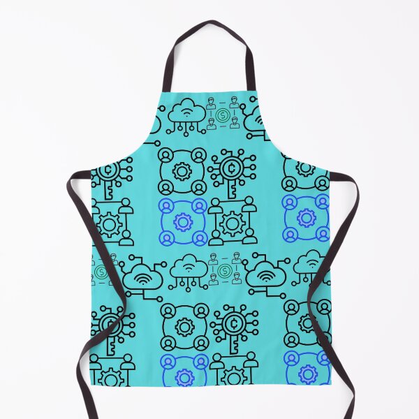 Item preview, Tech Network Cloud Pattern – Digital Connectivity, Teamwork & Automation Icons Design designed and sold by VAGABOND12.