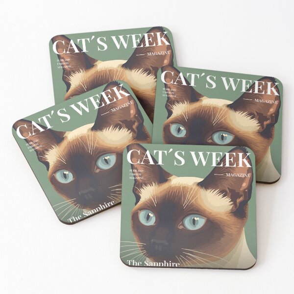 Item preview, Vintage Magazine Siamese Cat designed and sold by Vintage City.