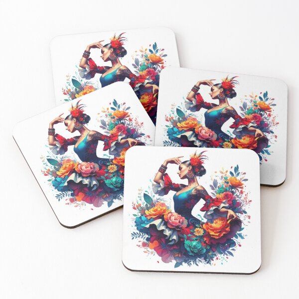 Item preview, Flamenco fire and flowers designed and sold by nicnacc.