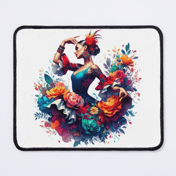 Item preview, Flamenco fire and flowers designed and sold by nicnacc.