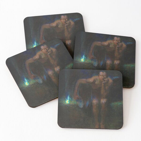 Item preview, Lucifer - Franz von Stuck  Satan, Dante's Inferno designed and sold by forgottenbeauty.