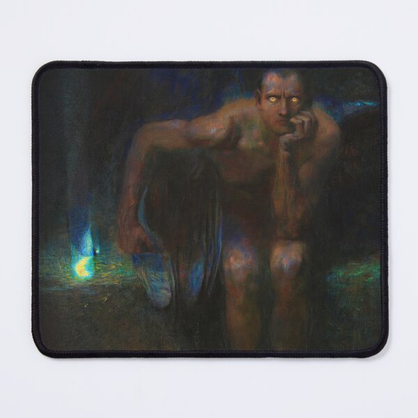 Item preview, Lucifer - Franz von Stuck Satan, Dante's Inferno designed and sold by forgottenbeauty.