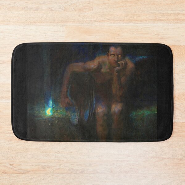 Item preview, Lucifer - Franz von Stuck  Satan, Dante's Inferno designed and sold by forgottenbeauty.