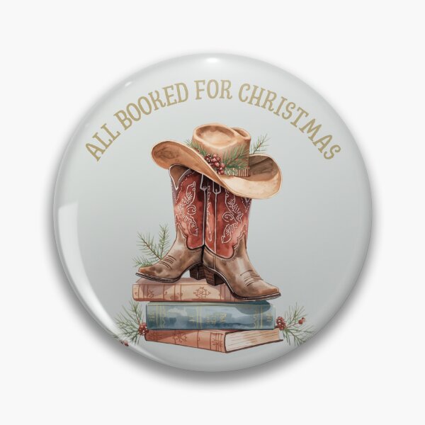Item preview,  Love books, All booked for Christmas,  Cowgirl Reading Christmas Club, Cowgirl Social Club designed and sold by KolorellaS.
