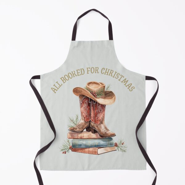Item preview, Love books, All booked for Christmas, Cowgirl Reading Christmas Club, Cowgirl Social Club designed and sold by KolorellaS.