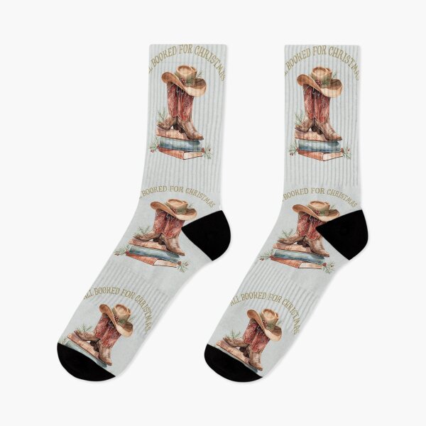 Item preview,  Love books, All booked for Christmas,  Cowgirl Reading Christmas Club, Cowgirl Social Club designed and sold by KolorellaS.