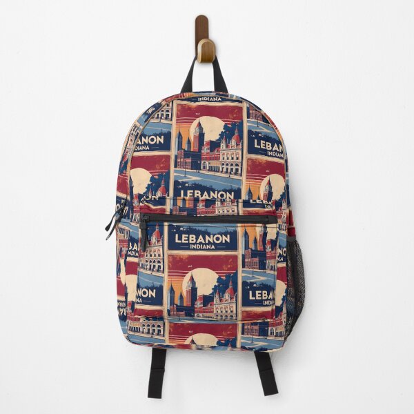 Item preview, Lebanon Indiana 1950s USA Vintage Travel Tourism designed and sold by TravelersGems.