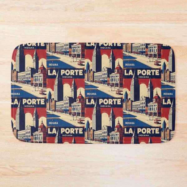 Item preview, La Porte Indiana 1950s USA Vintage Travel Tourism designed and sold by TravelersGems.