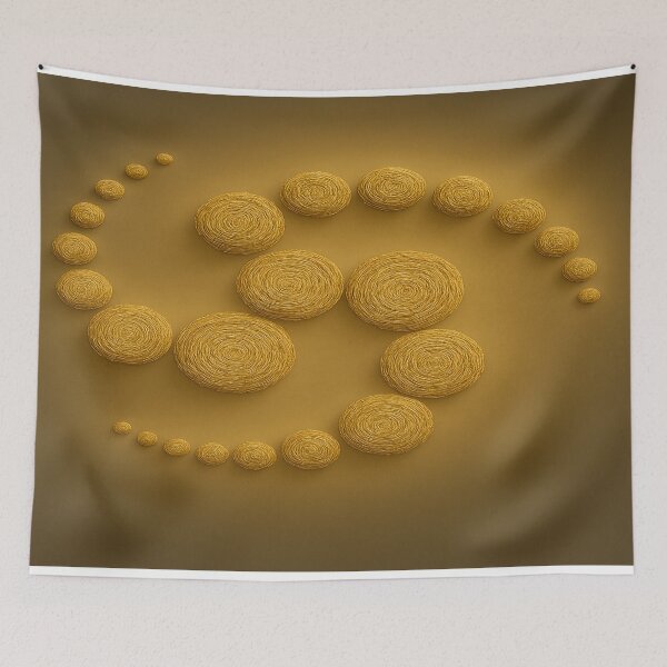 Item preview, Golden Spiral Crop Circle Design designed and sold by pitbuulando.