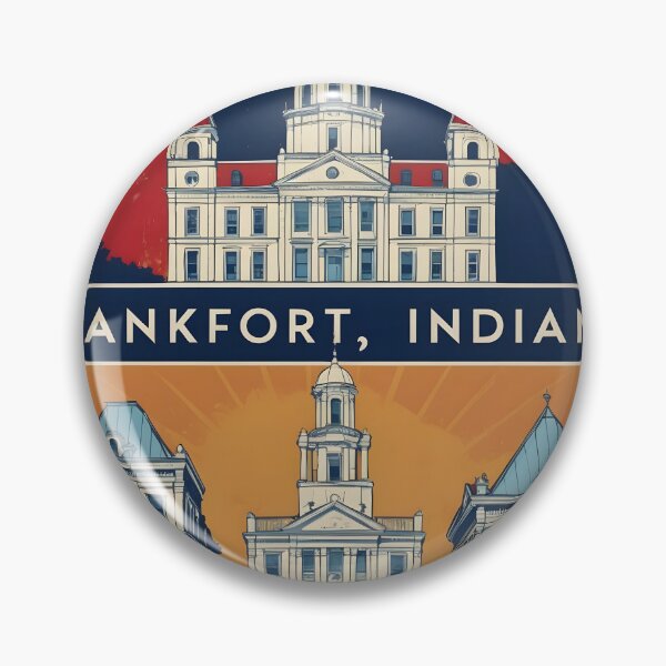Item preview, Frankfort Indiana 1950s USA Vintage Travel Tourism designed and sold by TravelersGems.