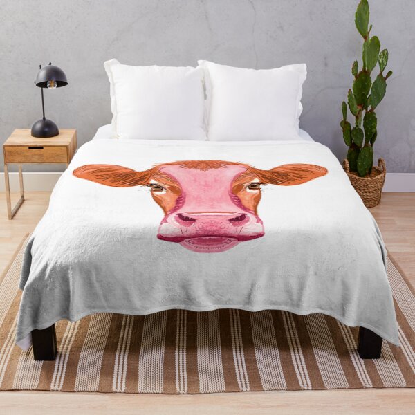 Item preview, Cute Cow Portrait designed and sold by Kavya Art.