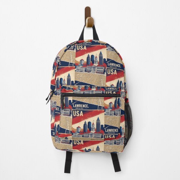 Item preview, Lawrence Indiana 1950s USA Vintage Travel Tourism designed and sold by TravelersGems.