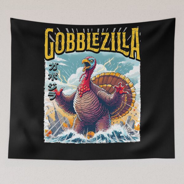 Item preview, Funny Thanksgiving Happy Humor Quote Style Retro Gobblezilla designed and sold by nguyenconguan80.