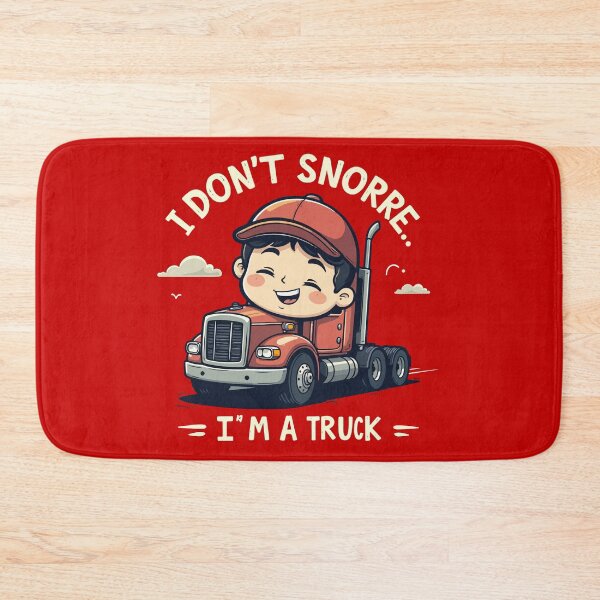 Item preview, I Don’t Snore I’m a Truck Driver – Funny Semi-Truck Cartoon T-Shirt designed and sold by Design-Pro-21.