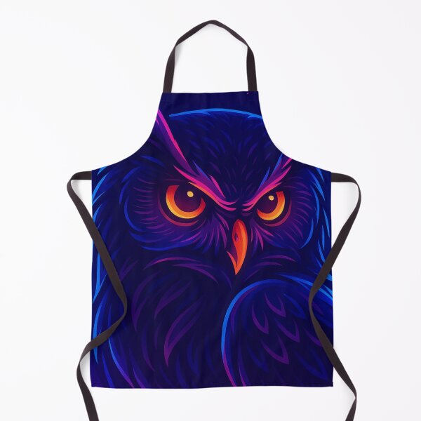 Item preview, Neon Owl Vaporwave Night Bird Art designed and sold by GolabMagic.