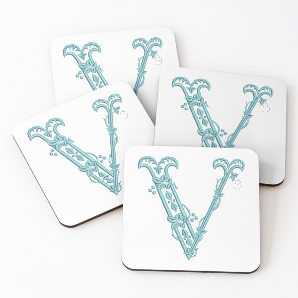 Item preview, Monogram V Vintage Style Alphabet Letter designed and sold by TikkiMakes.