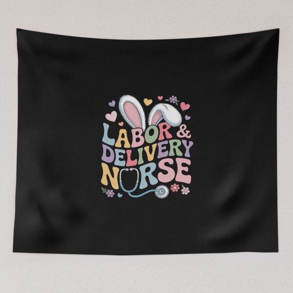 Item preview, Labor And Delivery Nurse Bunny Ld Nurse Happy Easter Day designed and sold by ChristopStano.