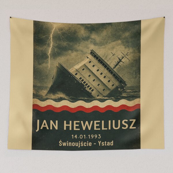 Item preview, Jan Heweliusz – 14.01.1993 – Świnoujście–Ystad  designed and sold by Anniko Art Studio.