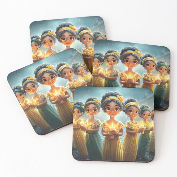 Item preview, Charming Festival Scene with Joyful Characters designed and sold by Artessie.