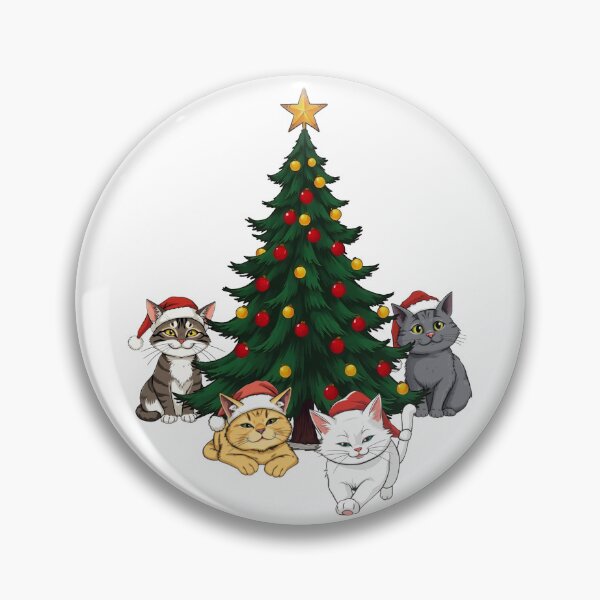 Item preview, Cats Chilling around Christmas Trees | Gift for Christmas designed and sold by UnhingedBird.