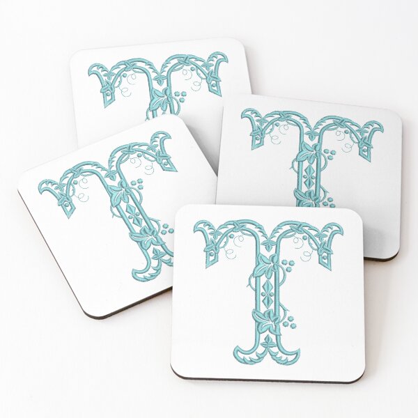 Item preview, Monogram T Vintage Style Alphabet Letter designed and sold by TikkiMakes.