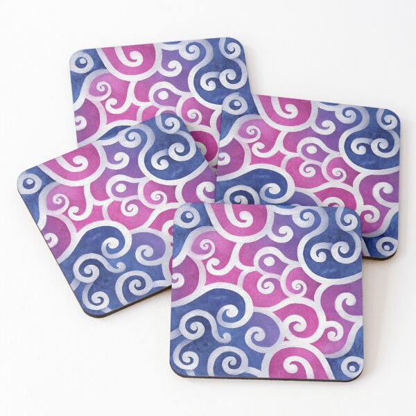 Item preview, New Zealand Māori Paua Pattern Koru Design 616 designed and sold by GrinGalore.