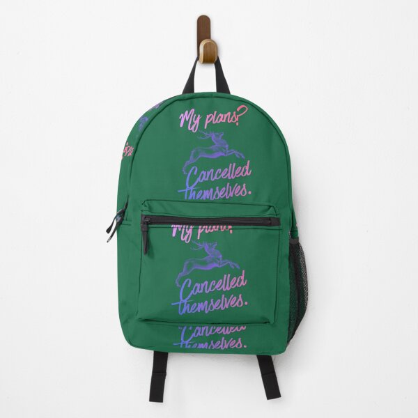 Item preview, My Plans Cancelled Themselves pink Quote designed and sold by SloganSauce.