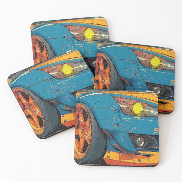 Item preview, Graffiti sports car close-up designed and sold by PixelPack Design.