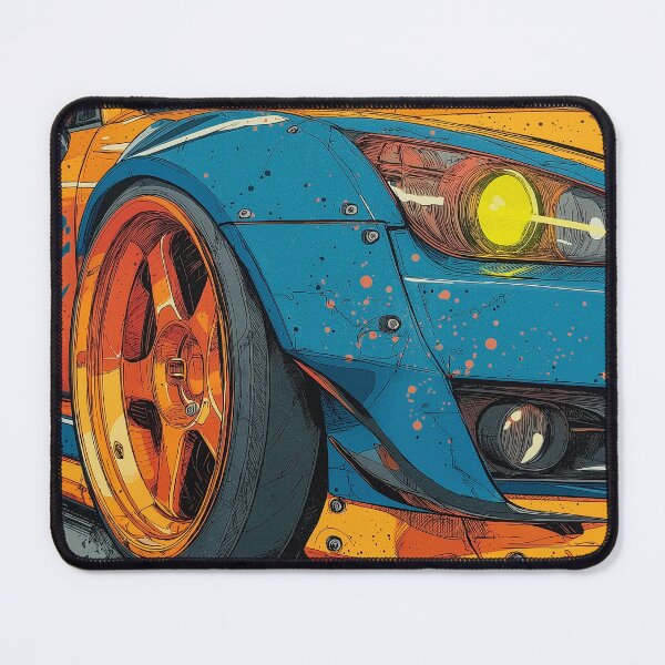 Item preview, Graffiti sports car close-up designed and sold by PixelPack Design.