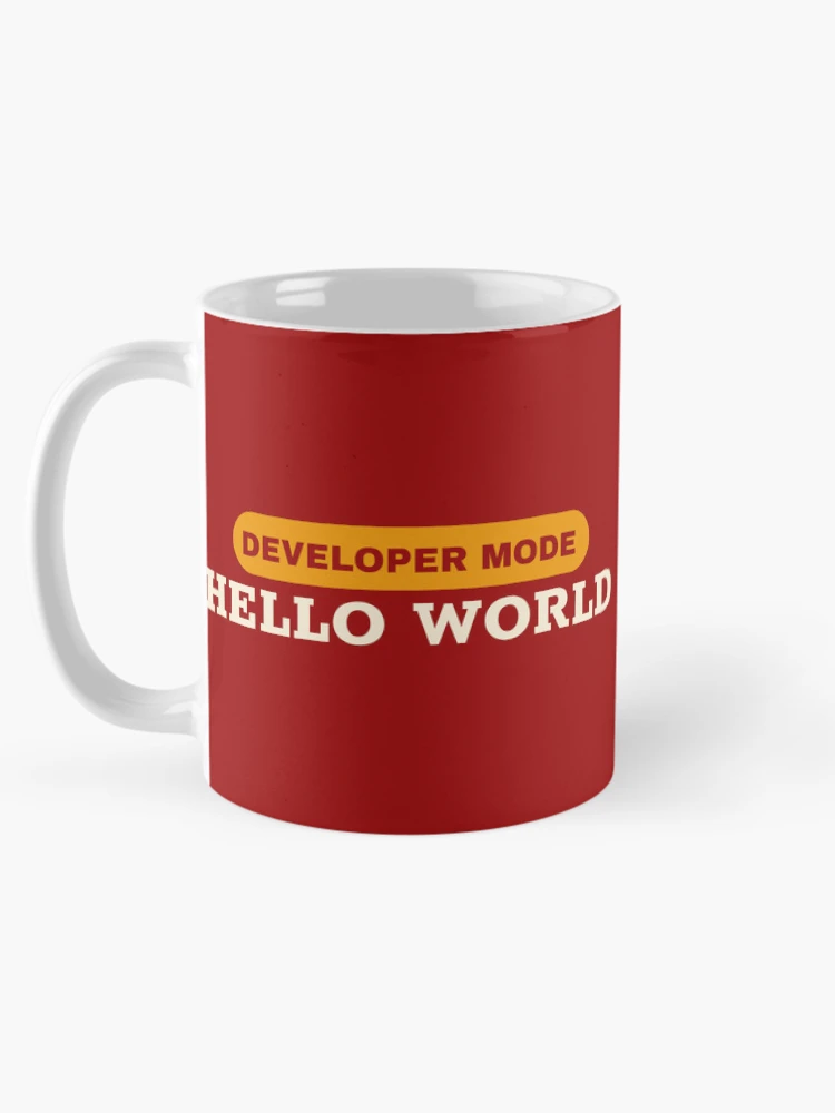 Thumbnail 5 of 6, Coffee Mug, Hello World Python Code designed and sold by FridPix.