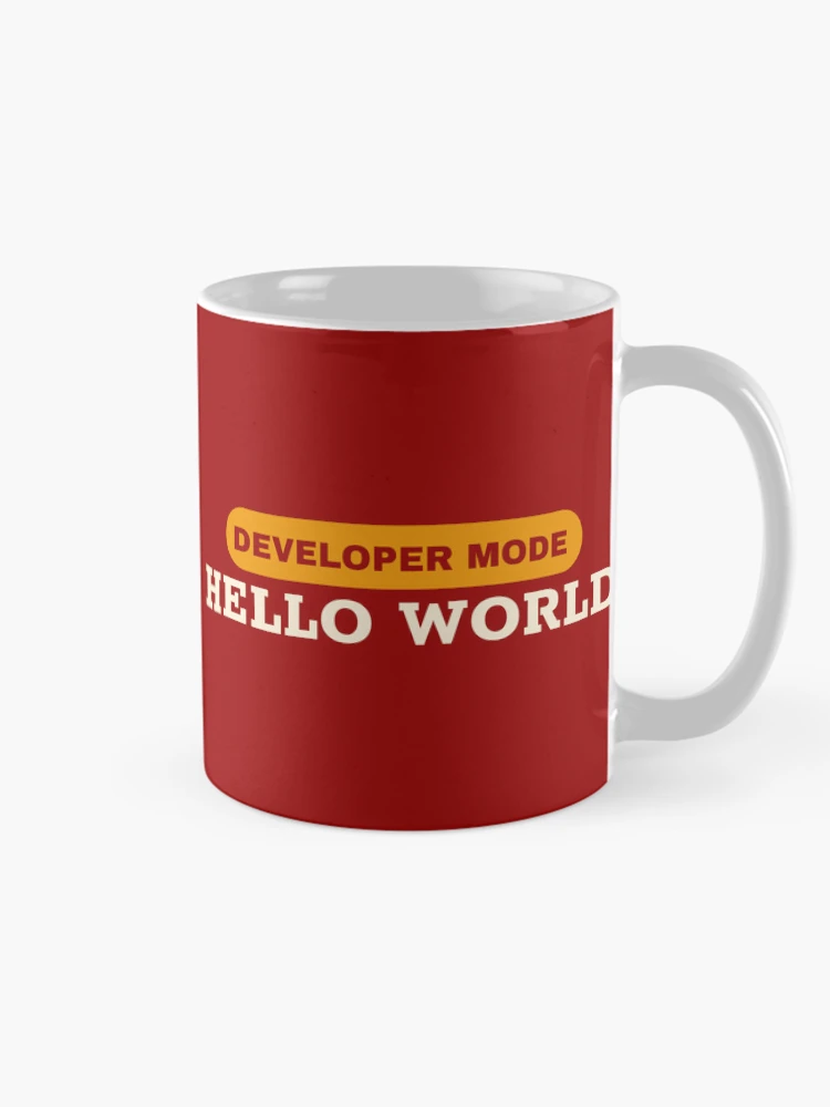 Thumbnail 3 of 6, Coffee Mug, Hello World Python Code designed and sold by FridPix.