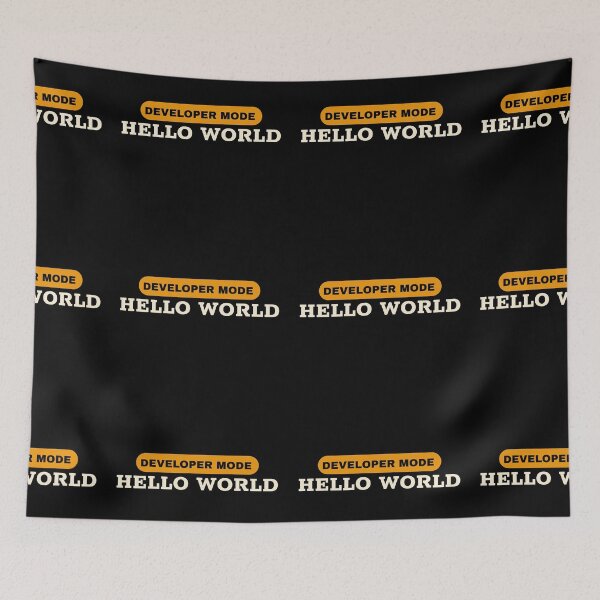 Item preview, Hello World Python Code designed and sold by FridPix.