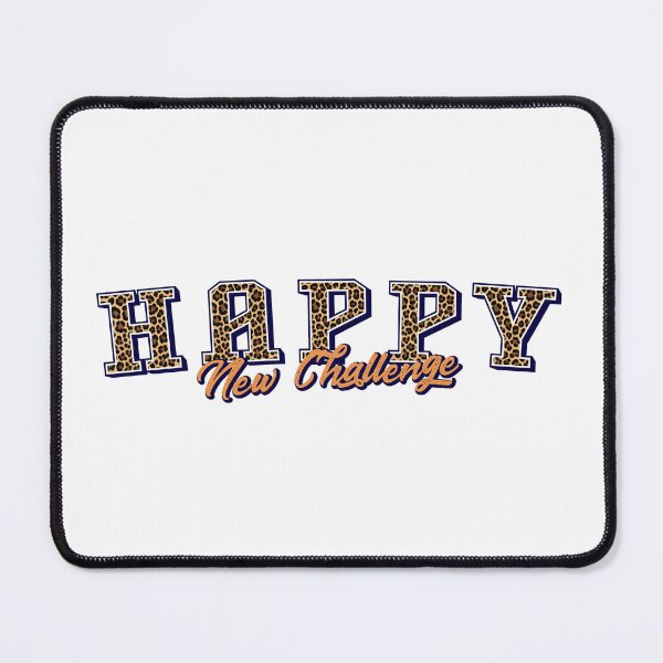 Item preview, Happy New Challenge PNG-Leopard Print Motivational T-Shirt-Animal Print Quote PNG designed and sold by sicty09Design.