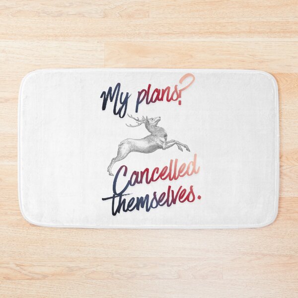 Item preview, My Plans Cancelled Themselves cool Quote designed and sold by SloganSauce.