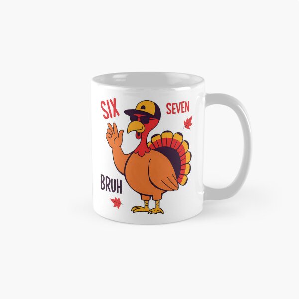 Item preview, Cool “Six Seven Bruh” Funny Turkey Thanksgiving Design designed and sold by nivadaofficiel2.