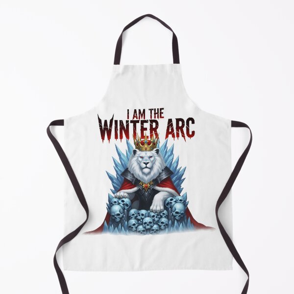 Item preview, I Am The Winter Arc - Snow Lion King Ice Throne of Skulls designed and sold by MegzDesign.