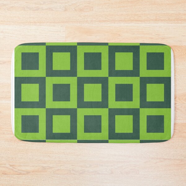 Item preview, Green Squares Geometric designed and sold by Nisha Prabhu.