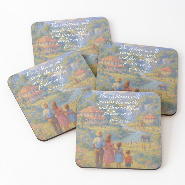 Item preview, Psalm 37:29 (Family in Paradise) designed and sold by Paper Bee Gift Shop.