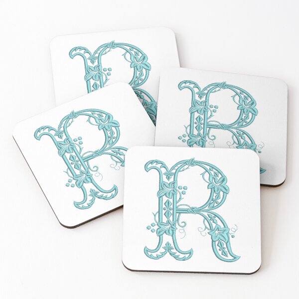 Item preview, Monogram R Vintage Style Alphabet Letter designed and sold by TikkiMakes.