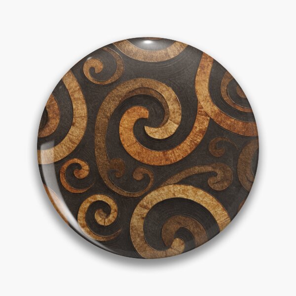 Item preview, New Zealand Māori Paua Pattern Koru Design 618 designed and sold by GrinGalore.