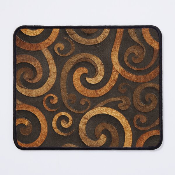 Item preview, New Zealand Māori Paua Pattern Koru Design 618 designed and sold by GrinGalore.