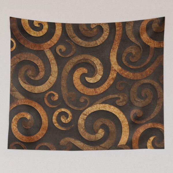 Item preview, New Zealand Māori Paua Pattern Koru Design 618 designed and sold by GrinGalore.