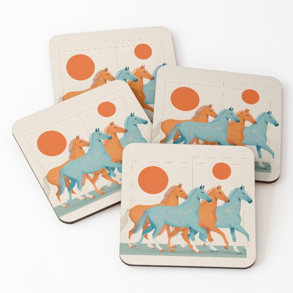Item preview, Colorful Horses in Motion, 2026 designed and sold by Ariadna de Raadt.