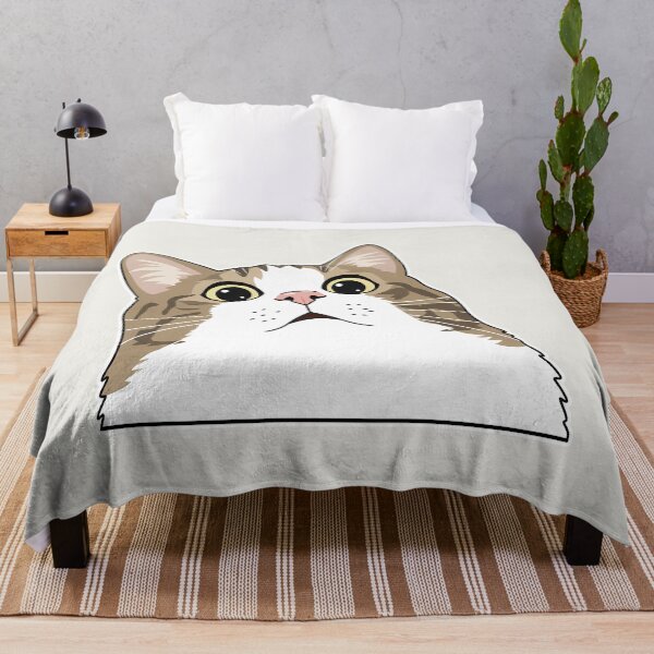 Item preview, Shocked Cat Meme – Funny Cartoon Kitty – Surprised Cat Reaction designed and sold by lemonfishing.