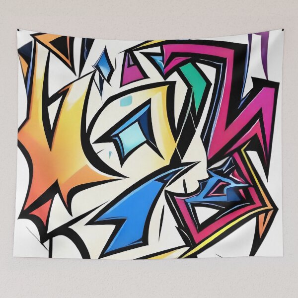 Item preview, Color Splash Abstract Graffiti Street Art Design designed and sold by Ekracreatives.