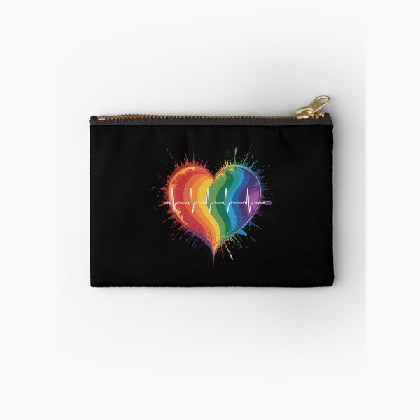 Item preview, Lgbt Heartbeat Gay Pride Rainbow designed and sold by ChristopStano.