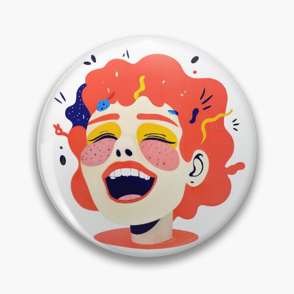 Item preview, Laugh Riot: Bold Freckled Joyburst designed and sold by ForeverPrintsOK.