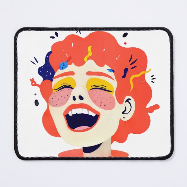 Item preview, Laugh Riot: Bold Freckled Joyburst designed and sold by ForeverPrintsOK.