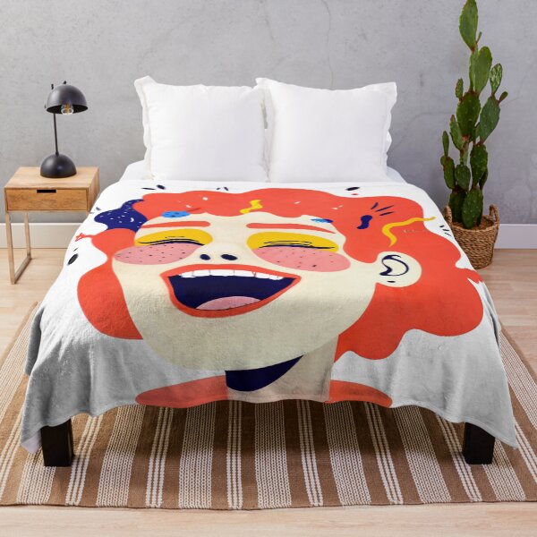 Item preview, Laugh Riot: Bold Freckled Joyburst designed and sold by ForeverPrintsOK.