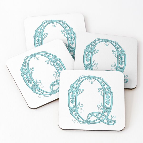 Item preview, Monogram Q Vintage Style Alphabet Letter designed and sold by TikkiMakes.